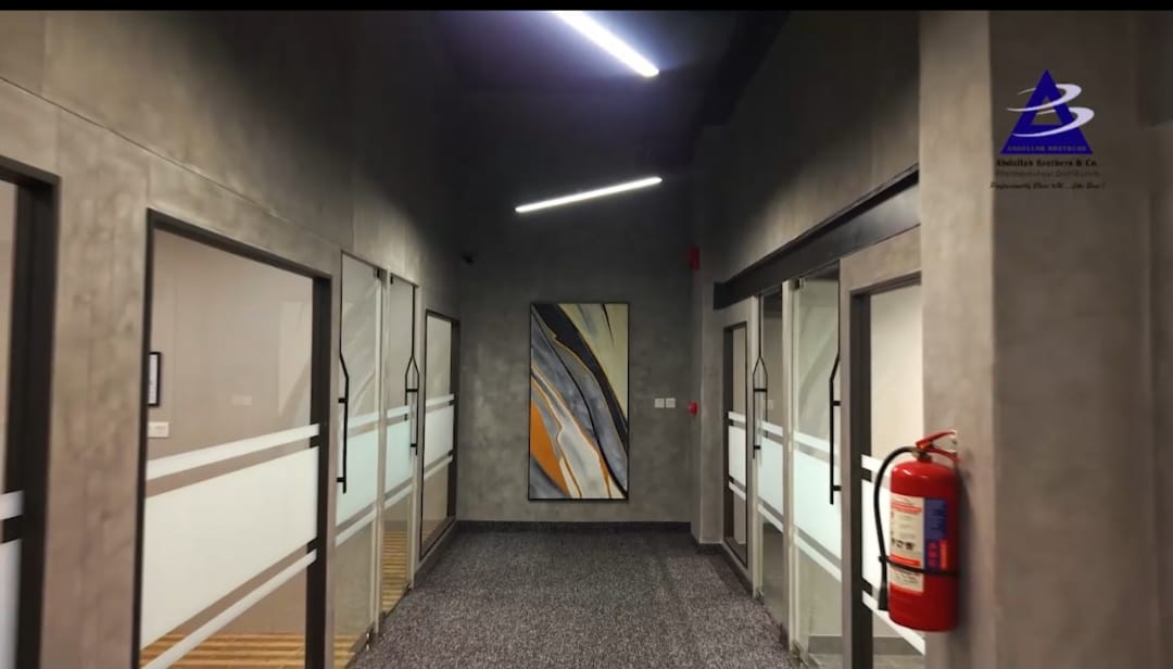 Office reception hallway